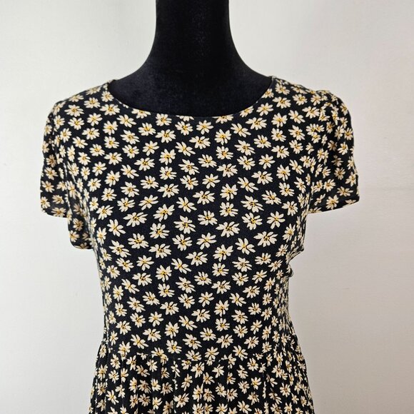 American Eagle Outfitters Skater Babydoll Mini Dress Womens Size S/P Floral - Picture 5 of 10